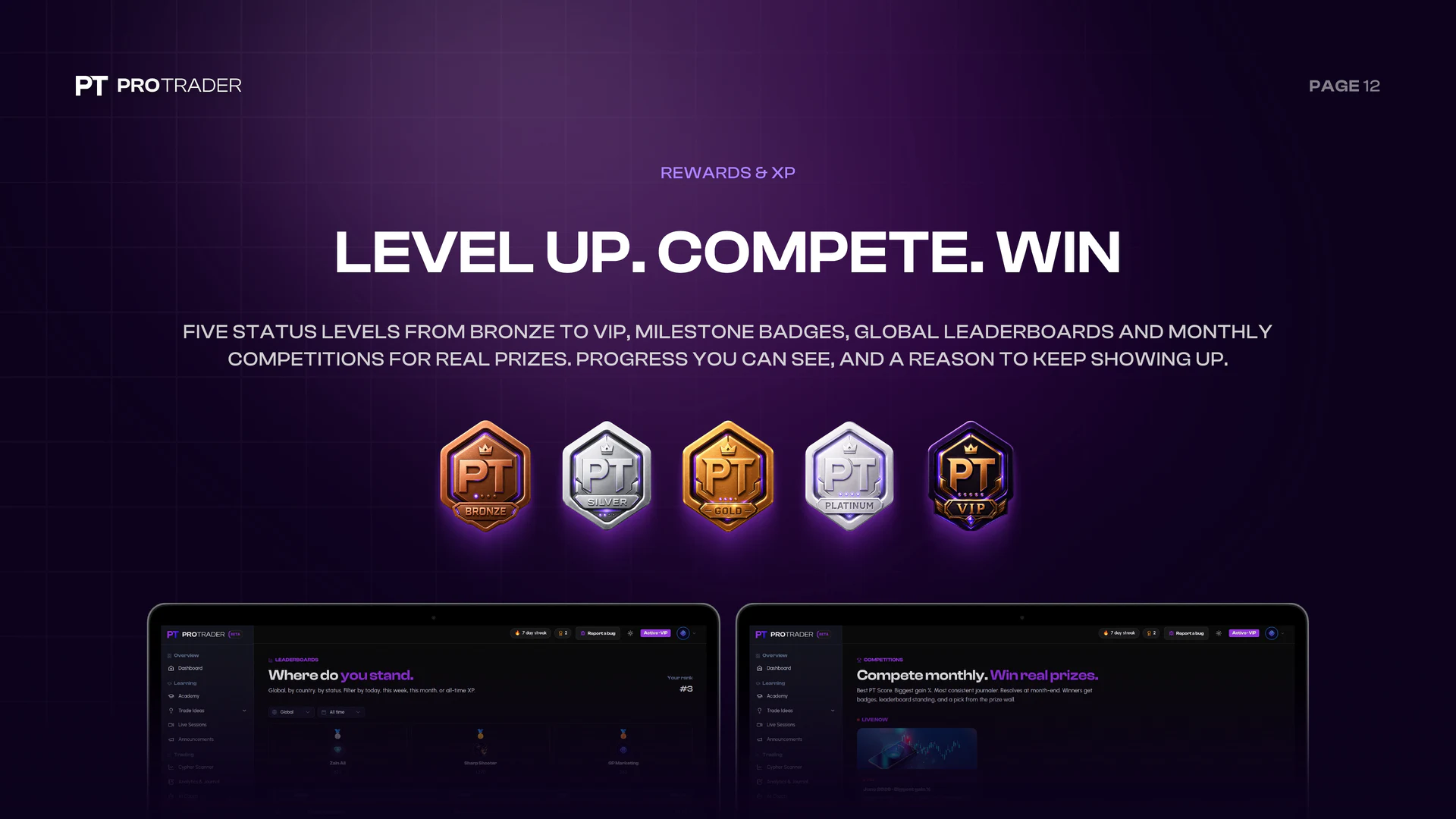 Slide 13: Rewards and XP