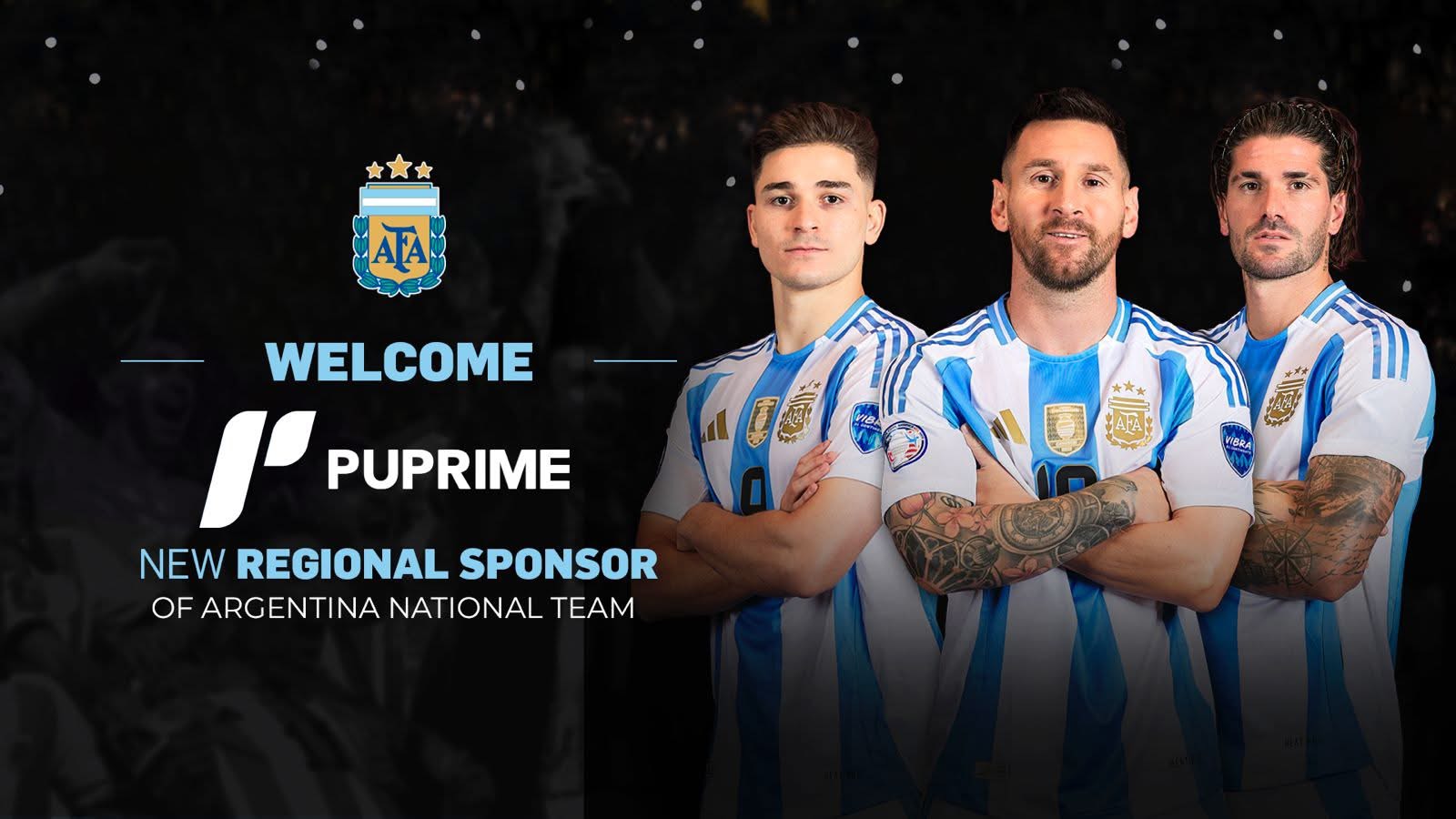 PU Prime sponsorship of the Argentina national football team